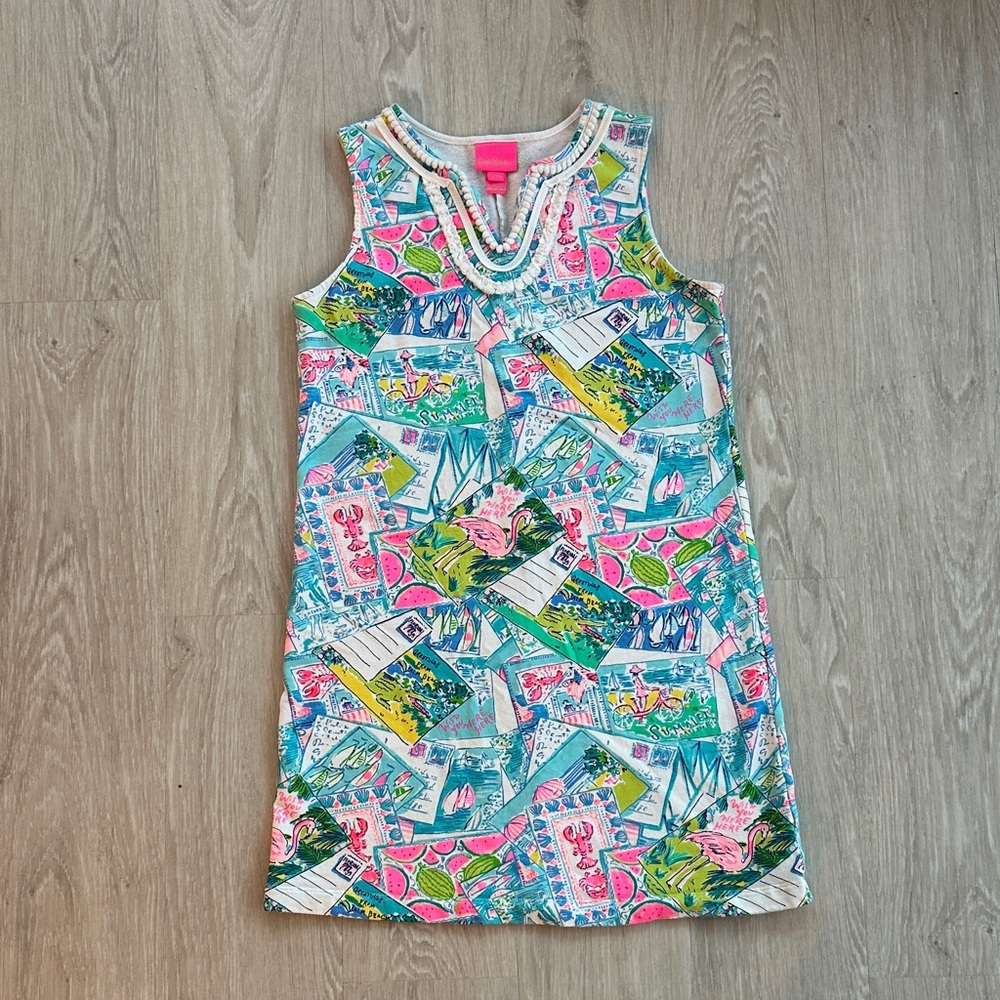 Lilly Pulitzer Youth Sleeveless Shift Dress, Size XL (12-14)